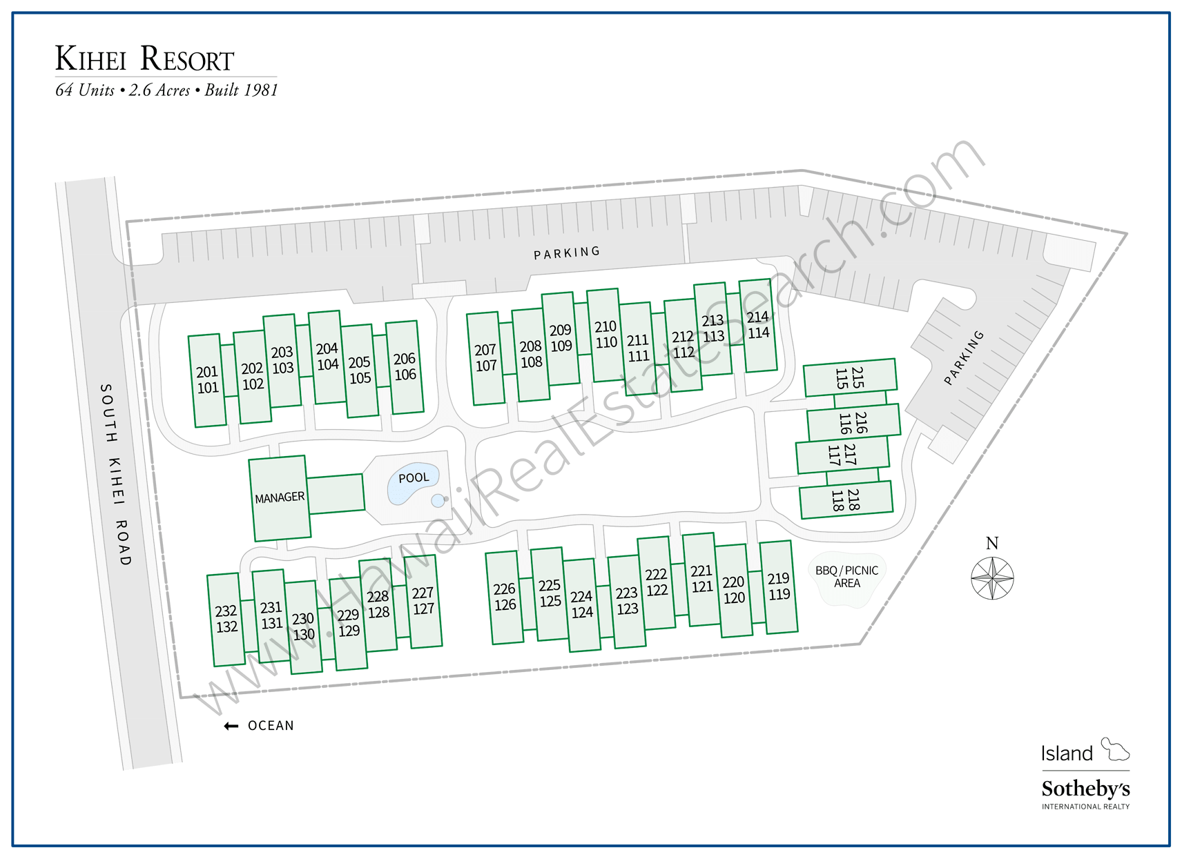 Kihei Resort Condos For Sale Kihei Resort Condo Map UPDATED 